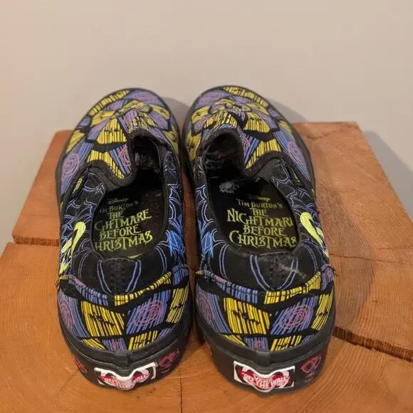 Vans Slide Nightmare Before Christmas OOGIE BOOGIE GlowInTheDark - Size 7/8.5 - Picture 4 of 10